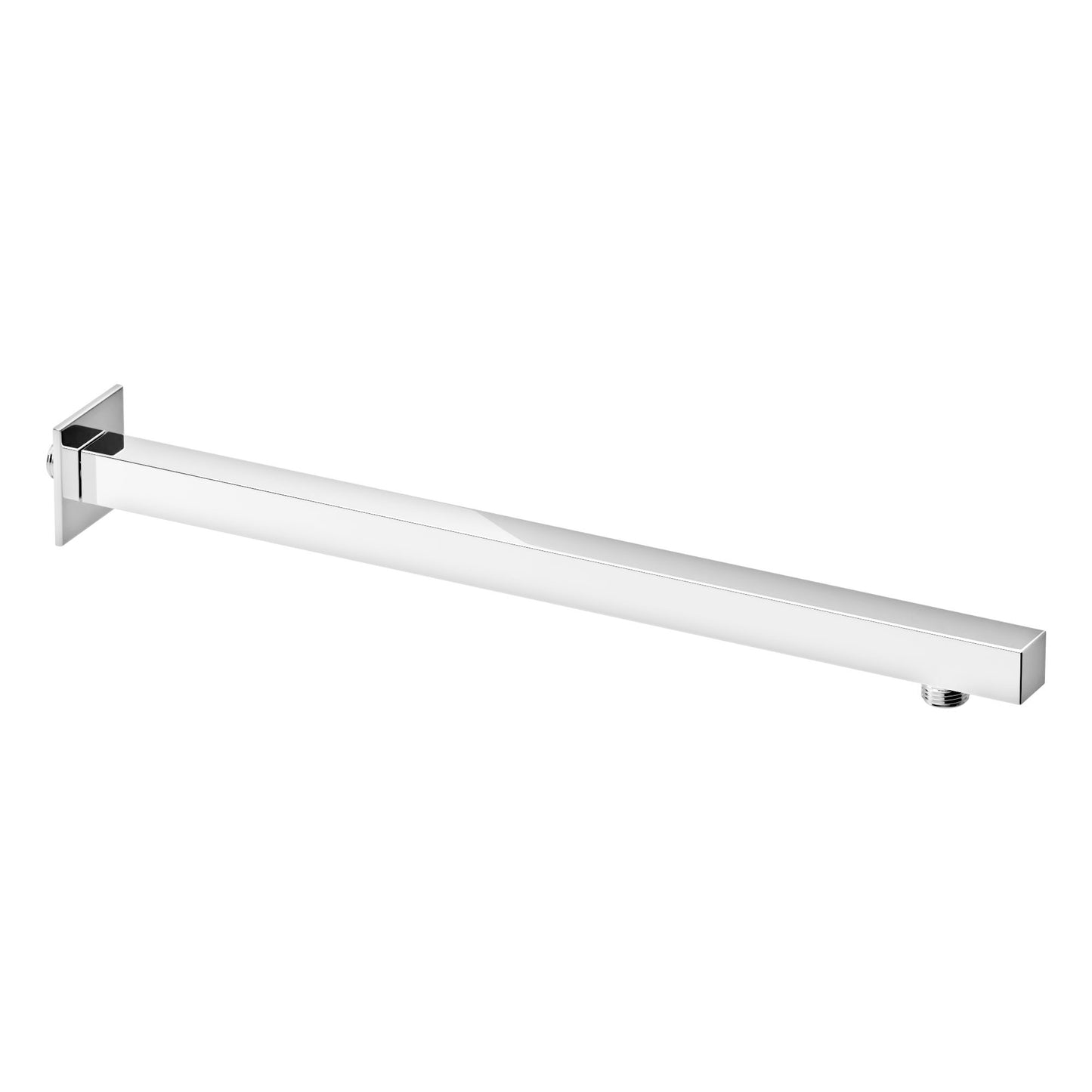 Pixaflo Stainless Steel Shower Arm with Wall Flange | Square | 18 Inches L-TYPE
