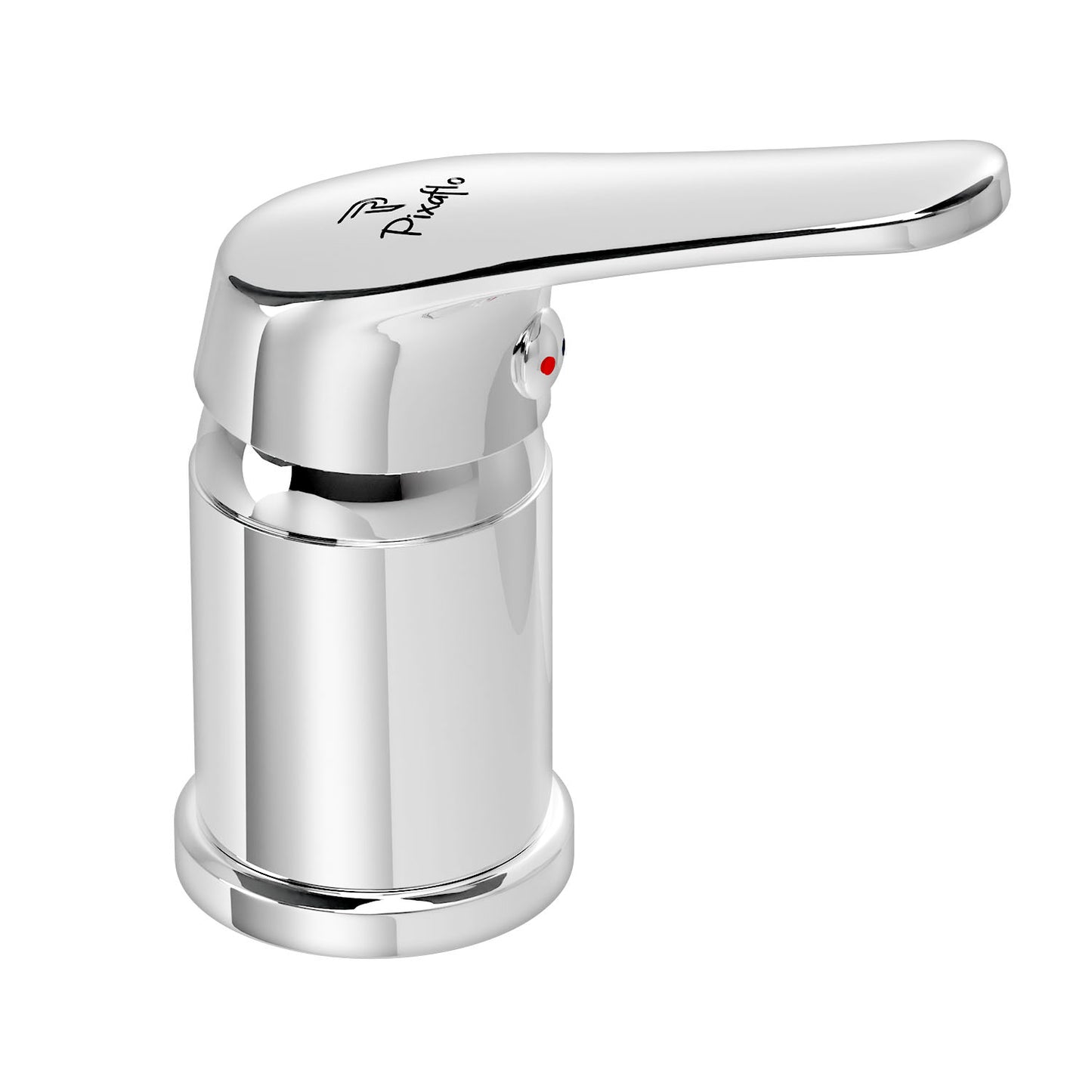 Pixaflo Infix Brass Single Lever Salon Mixer with Brass Connection Leg | Chrome Finish | Deck Mounted