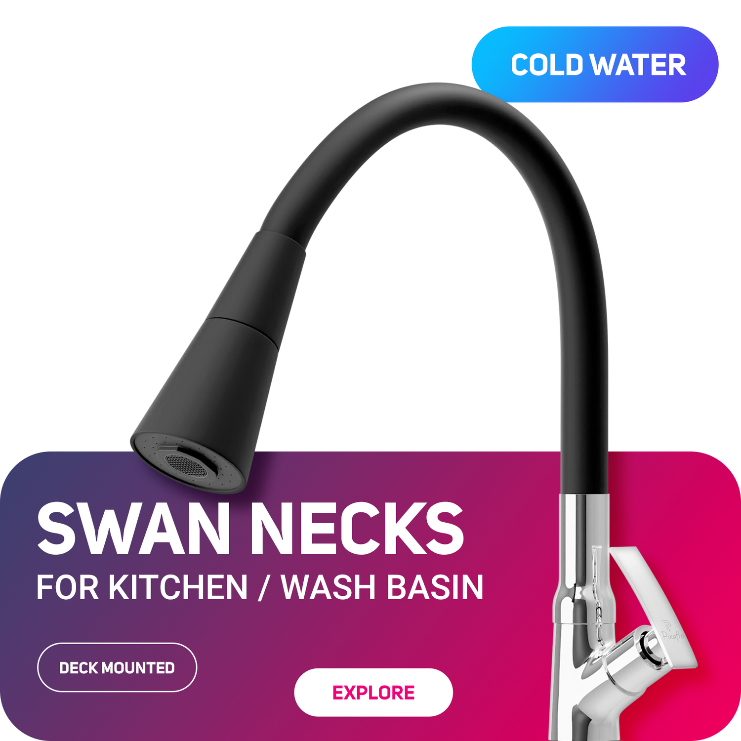 Swan Necks (Deck Mounted)