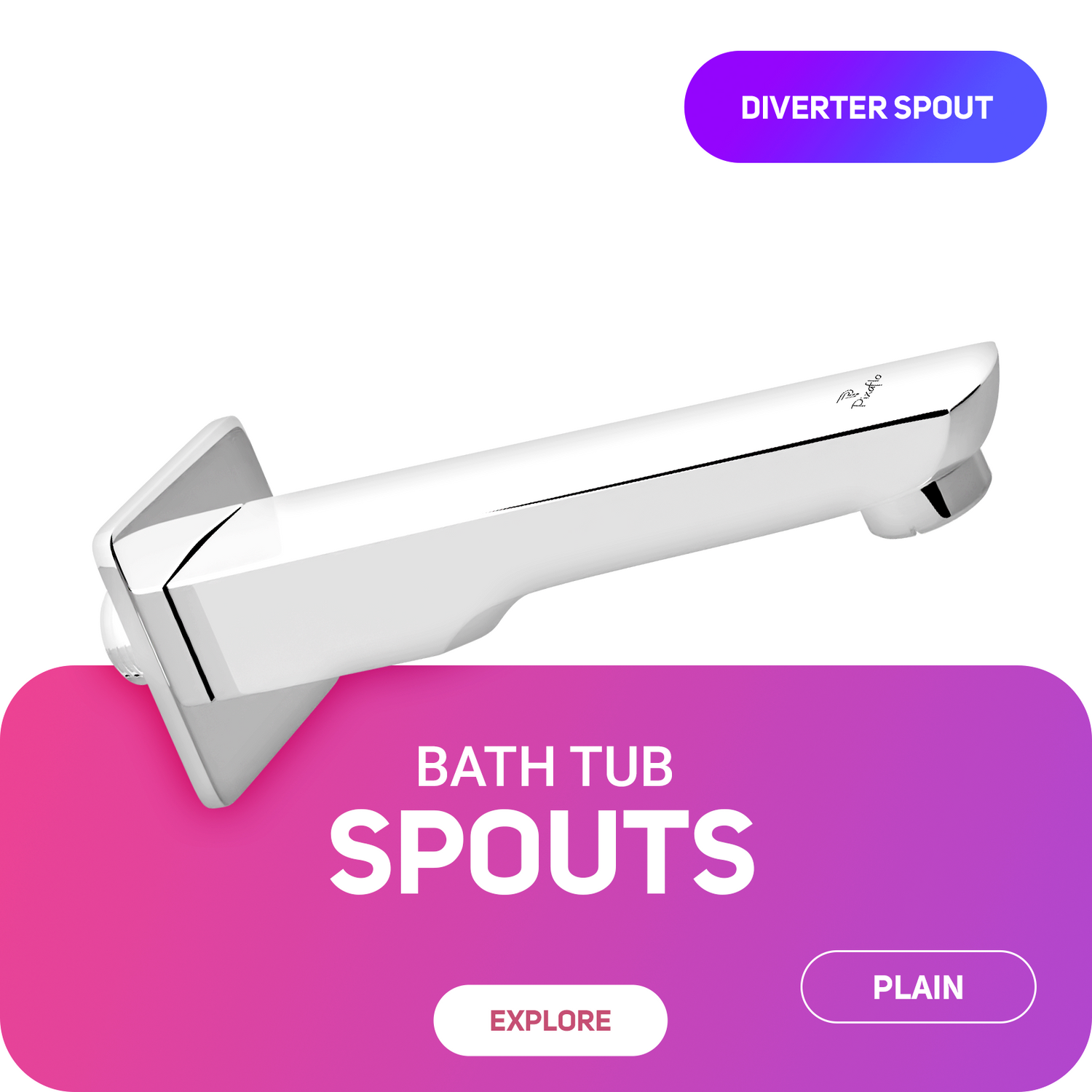 Bath Tub Spouts (Plain)
