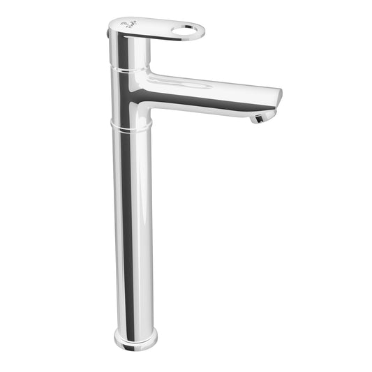 Pixaflo Admix Brass Extended Tall Body Pillar Cock 12 inch Tap for Wash Basin | Deck Mounted | Cold Water Tap (Not Hot & Cold Mixer) | Counter Top/Table Top Faucet | Foam Flow | Chrome Finish