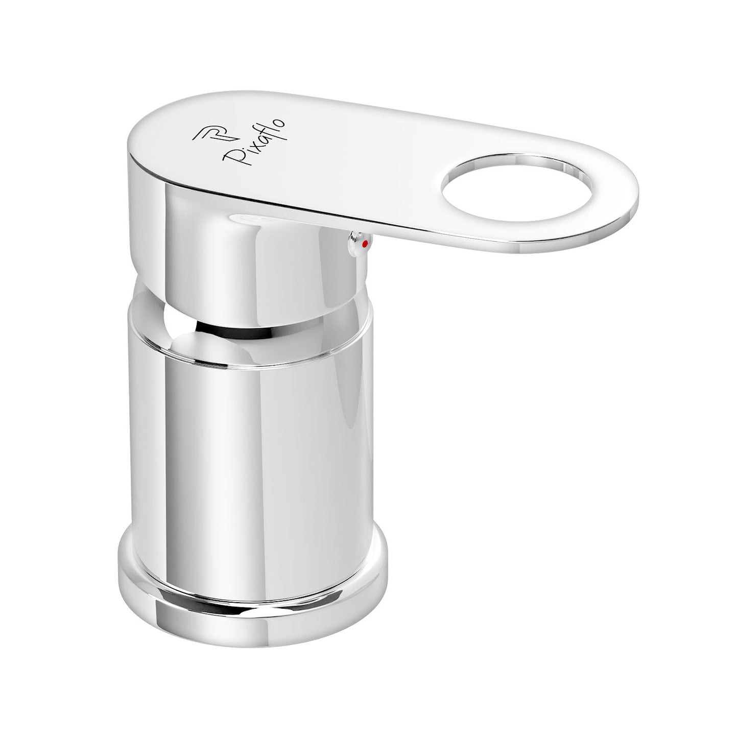 Pixaflo Admix Brass Single Lever Salon Mixer with Brass Connection Leg | Chrome Finish | Deck Mounted