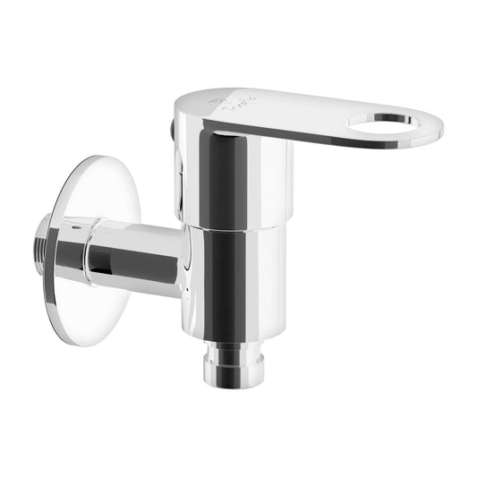 Pixaflo Admix Brass Washing Machine Tap with Wall Flange | Chrome Finish