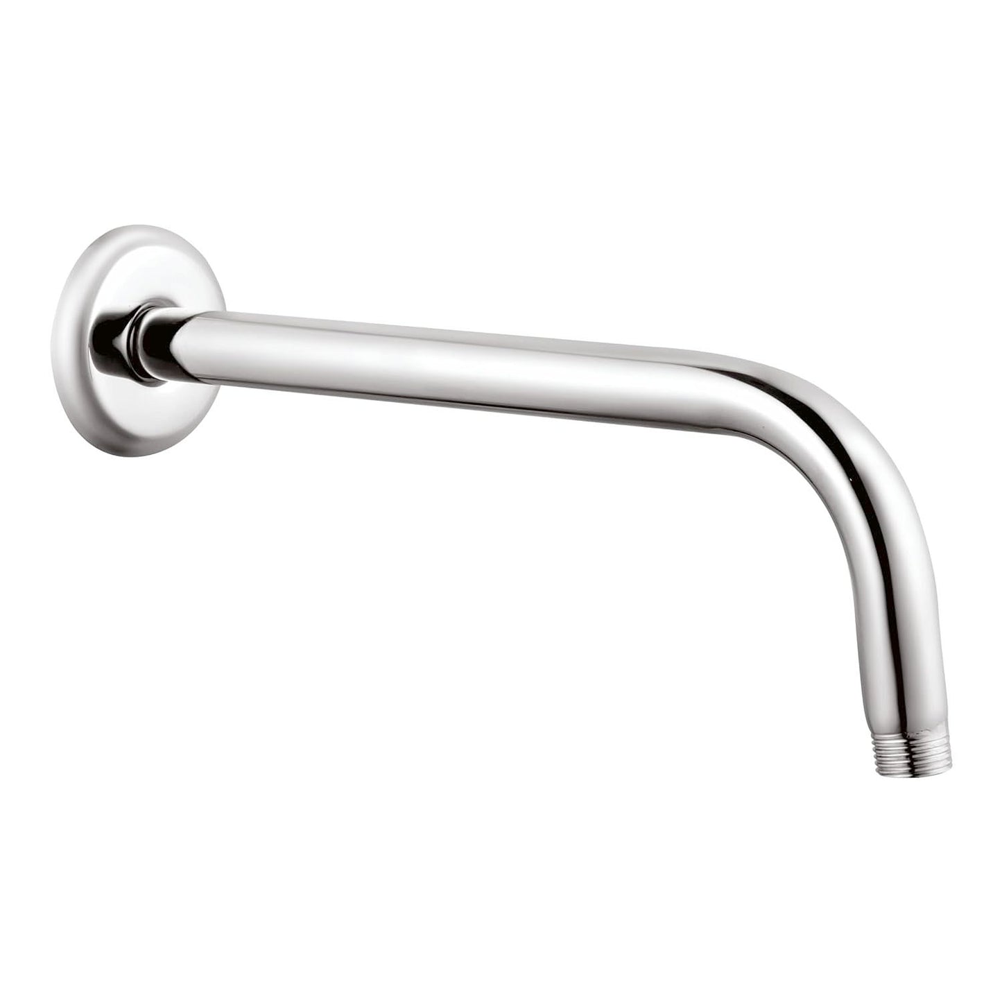 Pixaflo Stainless Steel Shower Arm with Wall Flange | Round | 12 Inches L-TYPE