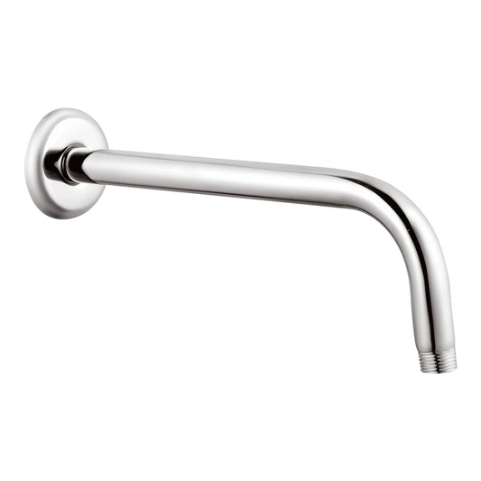 Pixaflo Stainless Steel Shower Arm with Wall Flange | Round | 12 Inches L-TYPE