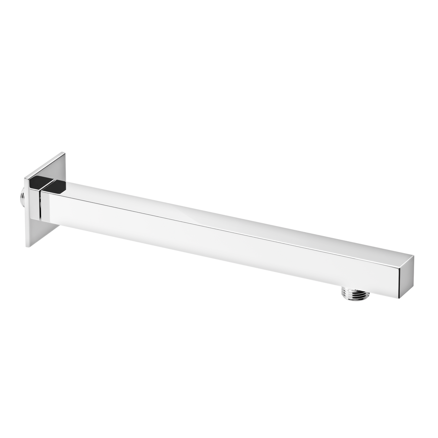 Pixaflo Stainless Steel Shower Arm with Wall Flange | Square | 12 Inches L-TYPE