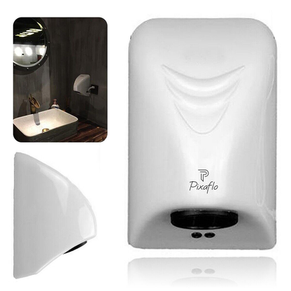 Pixaflo Plastic Automatic Hand Dryer | White | AC Only