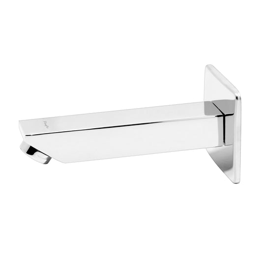 Pixaflo Crux Brass Bath Tub Spout with Wall Flange | High Flow | Chrome