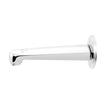 Pixaflo Focus Brass Bath Tub Spout with Wall Flange | High Flow | Chrome