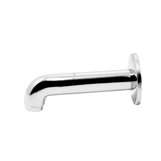 Pixaflo Florent Brass Bath Tub Spout with Wall Flange | High Flow | Chrome