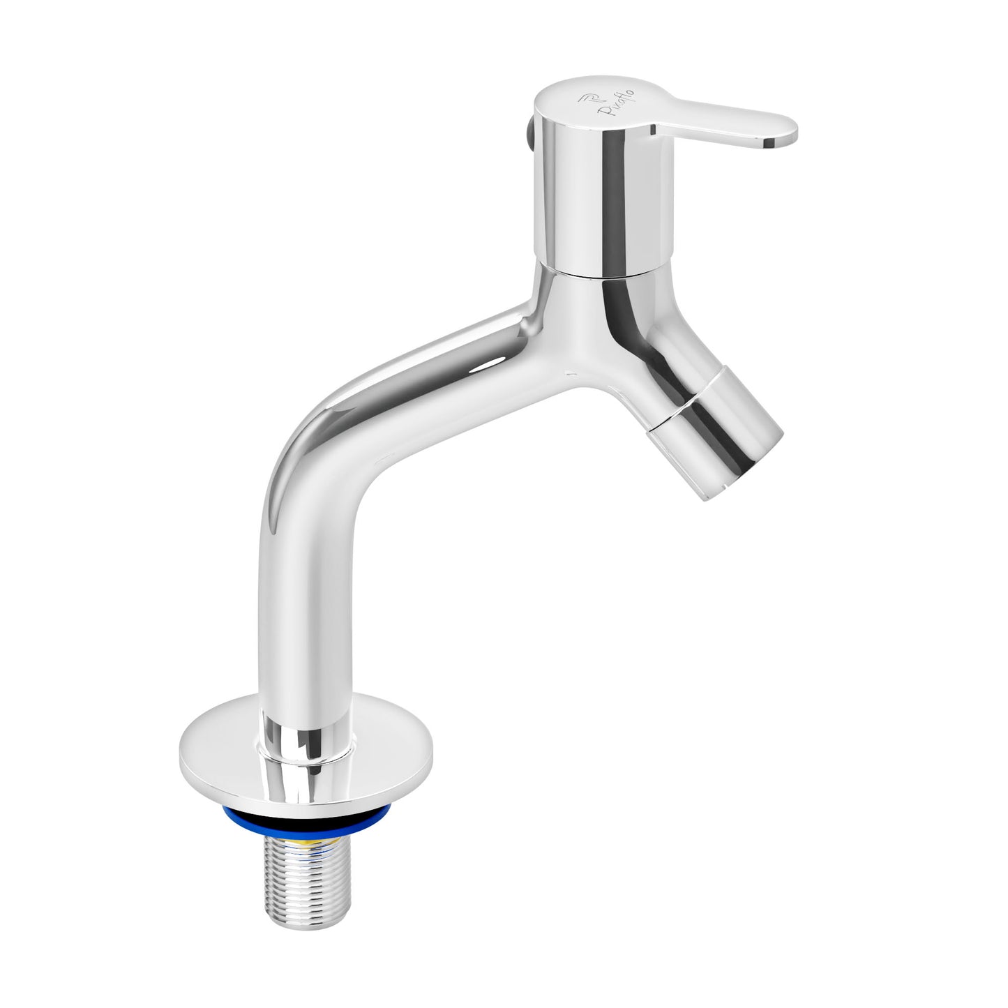 Pixaflo NEXUS-FN Brass Pillar Tap for Wash Basin | Pillar Cock | Quarter-Turn | Ceramic Disc Cartridge | Foam Flow | 6.5 inches Tall | Chrome Finish