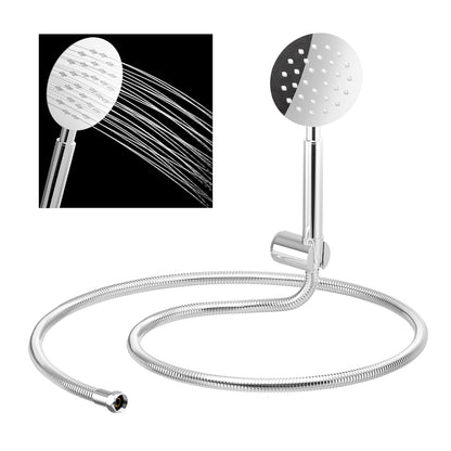 Pixaflo FLO304 Stainless Steel Hand Shower With 1.5 Meter Shower Hose Pipe & Wall Hook