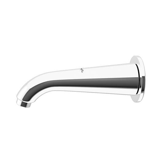 Pixaflo Oval Brass Bath Tub Spout with Wall Flange | High Flow | Chrome
