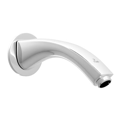 Pixaflo Arc Brass Bath Tub Spout with Wall Flange | High Flow | Chrome