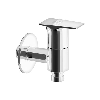 Pixaflo Sea Brass Washing Machine Tap with Wall Flange | Chrome Finish