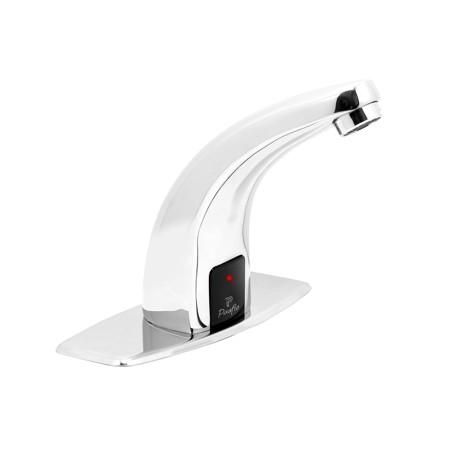 Pixaflo Sense-One Touchless Sensor Tap for Wash Basin | Automatic Brass Faucet with Infrared Motion Sensor | AC/DC Powered | Chrome Finish | Water-Saving & Hygienic | Easy Installation