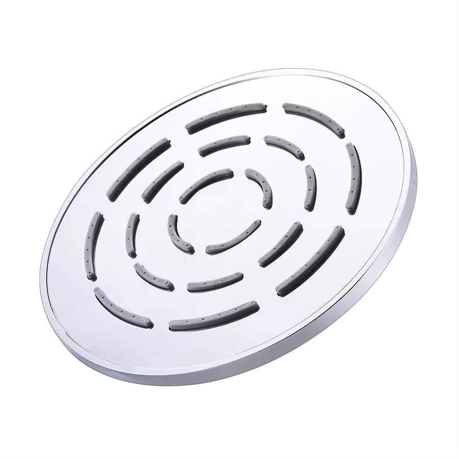 Pixaflo Stainless Steel Heavy Duty Maze Round Overhead Shower | 6 Inches | Rain Shower Head for Bathroom Without Arm | Chrome Finish