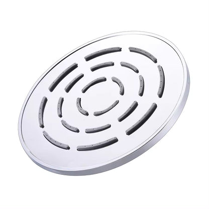 Pixaflo Stainless Steel Heavy Duty Maze Round Overhead Shower | 6 Inches | Rain Shower Head for Bathroom Without Arm | Chrome Finish