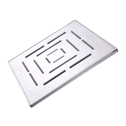 Pixaflo Stainless Steel Heavy Duty Maze Square Overhead Shower | 6x6 Inches | Rain Shower Head for Bathroom Without Arm | Chrome Finish