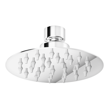 Pixaflo Round Ultraslim 4 Inch Stainless Steel Overhead Shower Head Only Without Arm