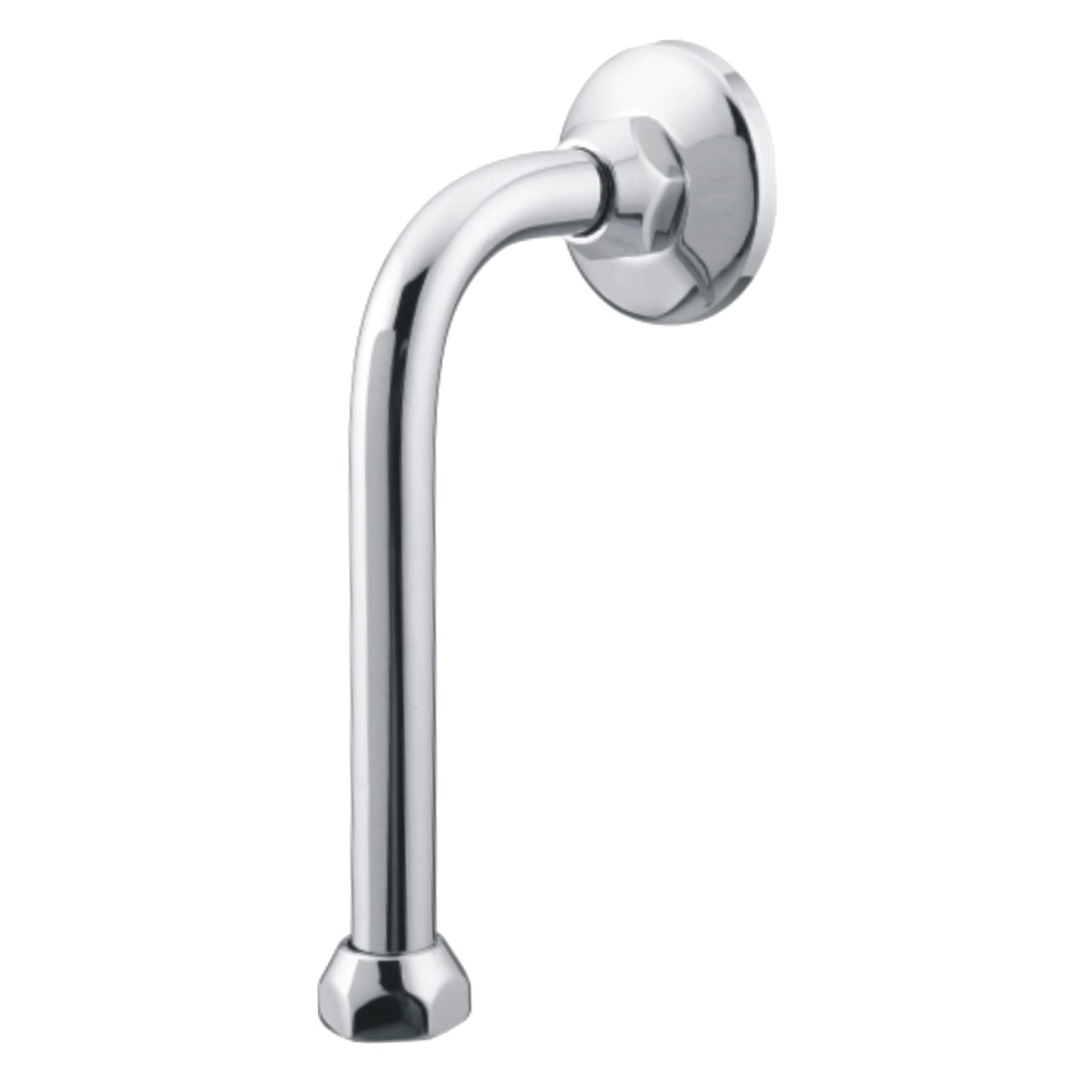 Pixaflo Stainless Steel 9" L-Bend for Wall Mixer | 1/2" X 3/4" Hex Nipple | Compatible for All Types of 2 in 1 and 3 in 1 Wall Mixers